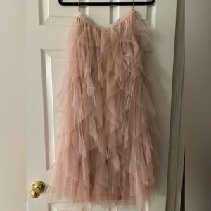 Forever21 Long Rainbow A Line Tulle Tutu Skirt